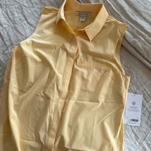 Athleta Urbanite II Tank - Sleeveless Button-up Dress Shirt